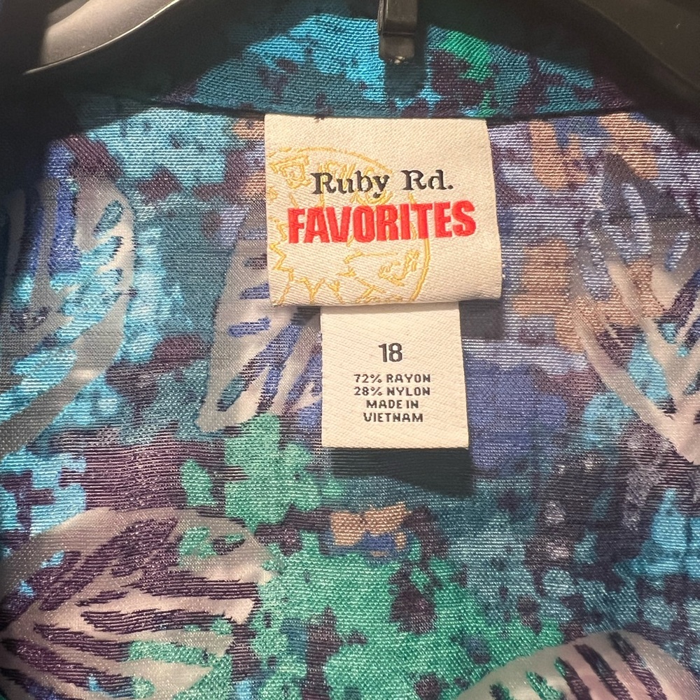 Ruby Rd. Colorful Women's Jacket/Bomber - Picture 3 of 4